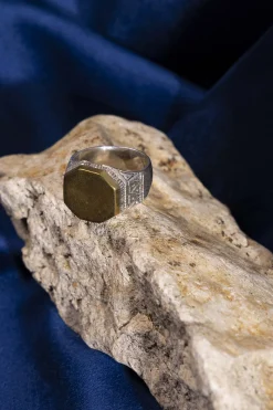 Bague Olivier Argent Bronze - Ombre Claire