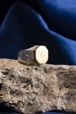 Bague Olivier Argent Bronze - Ombre Claire