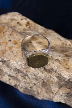 Bague Olivier Argent Bronze - Ombre Claire