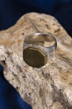 Bague Olivier Argent Bronze - Ombre Claire