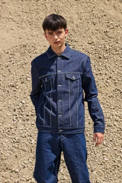 Blouson Motocicleta Bleu denim