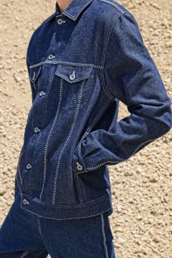 Blouson Motocicleta Bleu denim