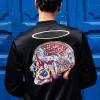Blouson Paraguas Craneo Noir