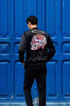 Blouson Paraguas Craneo Noir