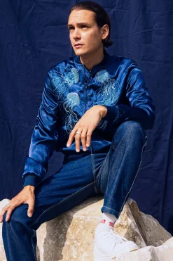 Blouson Paraguas Medusas Bleu Marine