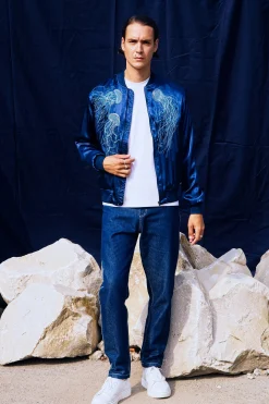 Blouson Paraguas Medusas Bleu Marine