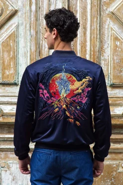 Blouson Paraguas Volcano Bleu Marine