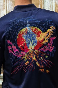 Blouson Paraguas Volcano Bleu Marine