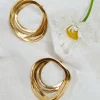 Boucles d'Oreilles Geste Maxi Doré - Judith Benita