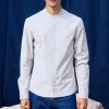 Chemise Academia Gris Clair