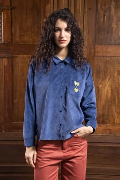 Chemise Alanis Bleu De Prusse
