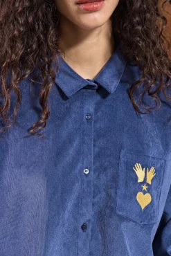 Chemise Alanis Bleu De Prusse