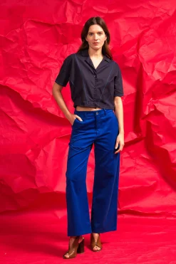 Chemise Allamanda Bleu Marine