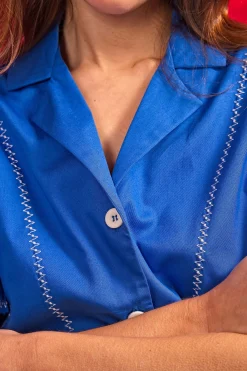 Chemise Allamanda Bleu Saphir