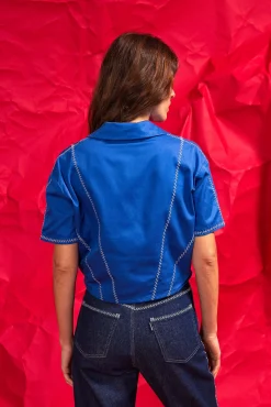 Chemise Allamanda Bleu Saphir