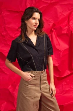 Chemise Allamanda Noir