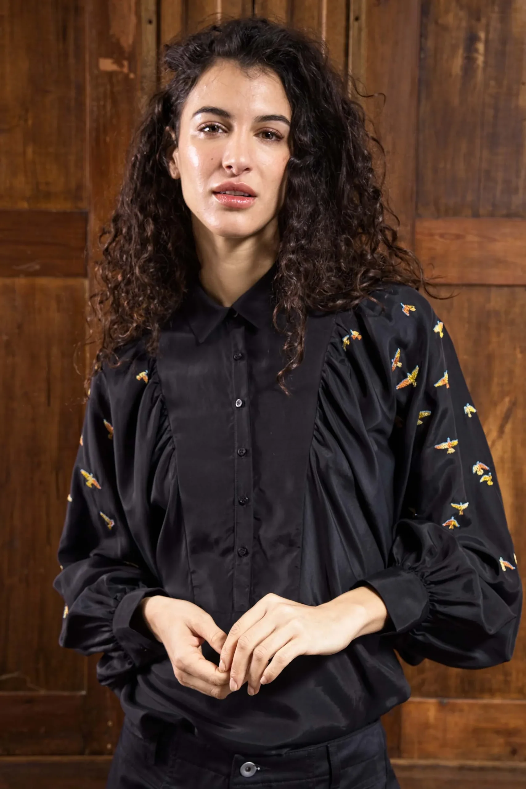 Chemise Carina Noir Vuelo Especial