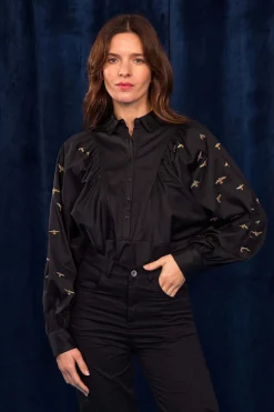 Chemise Carina Noir Vuelo