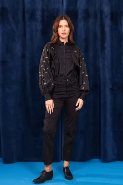 Chemise Carina Noir Vuelo