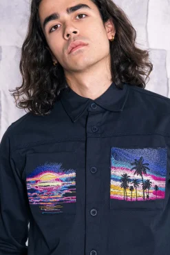 Chemise Domingo Bleu Marine