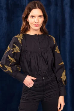 Chemise Doria Aves Noir