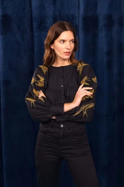Chemise Doria Aves Noir
