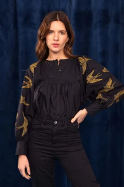Chemise Doria Aves Noir
