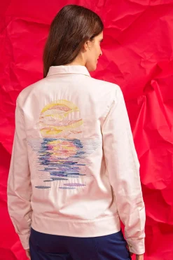Chemise Emocion Mar y Sol Ecru