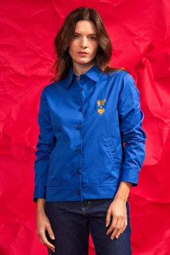 Chemise Emocion Mar y Sol Bleu saphir