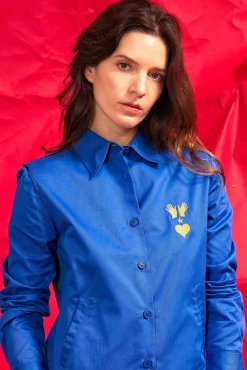 Chemise Emocion Mar y Sol Bleu saphir