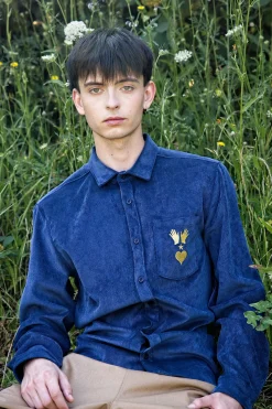 Chemise Observatorio Bleu Acier