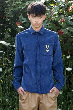 Chemise Observatorio Bleu Acier
