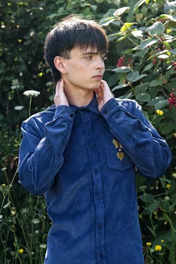 Chemise Observatorio Bleu Acier