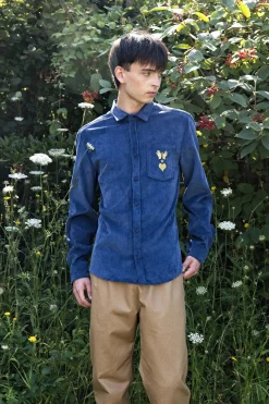 Chemise Observatorio Bleu Acier