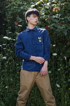 Chemise Observatorio Bleu Acier