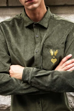Chemise Observatorio Vert Kaki