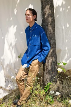 Chemise Oversize Pedro Bleu Denim