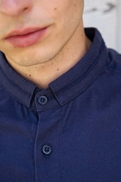 Chemise Piloto Flanelle Bleu Marine
