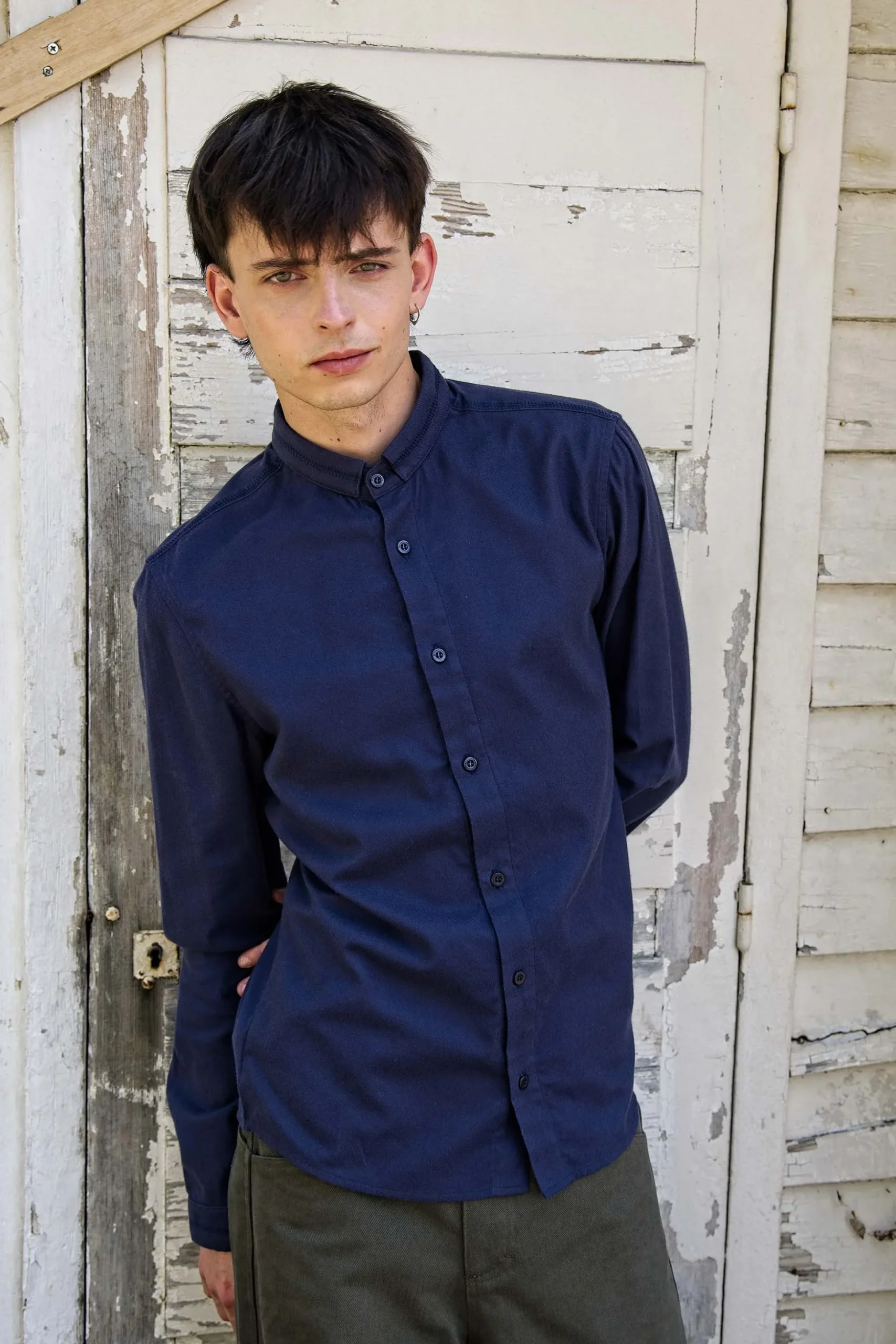 Chemise Piloto Flanelle Bleu Marine
