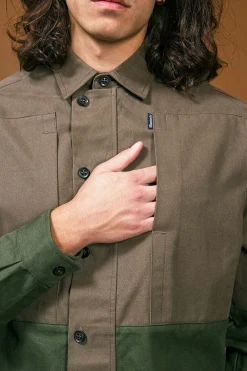 Chemise Roman Marron