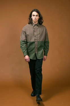 Chemise Roman Marron