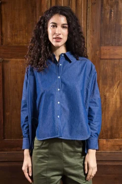 Chemise Sandra Bleu Denim