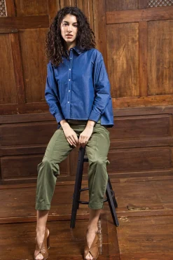 Chemise Sandra Bleu Denim