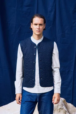 Gilet Sans Manche Eterno Bleu Marine