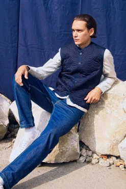Gilet Sans Manche Eterno Bleu Marine