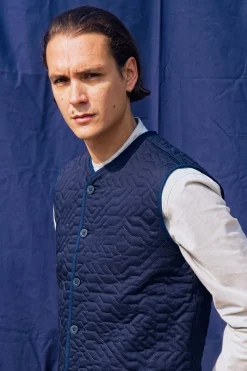Gilet Sans Manche Eterno Bleu Marine