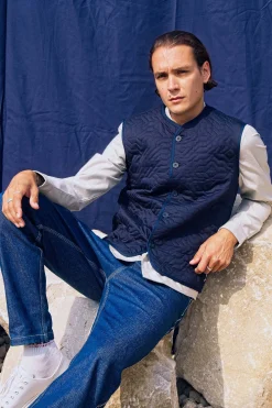 Gilet Sans Manche Eterno Bleu Marine