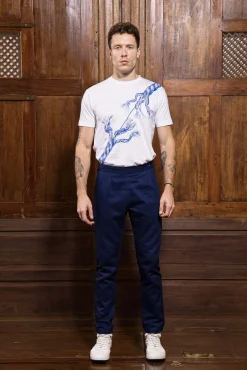 Pantalon Caiman Bleu Outremer