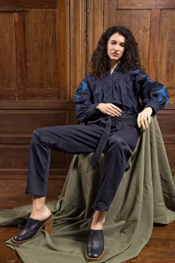 Pantalon Calipso Bleu Foncé