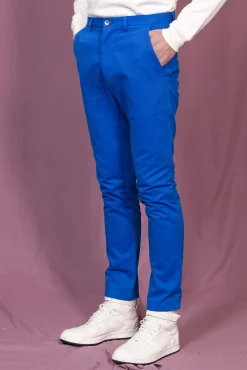 Pantalon General Bleu Saphir